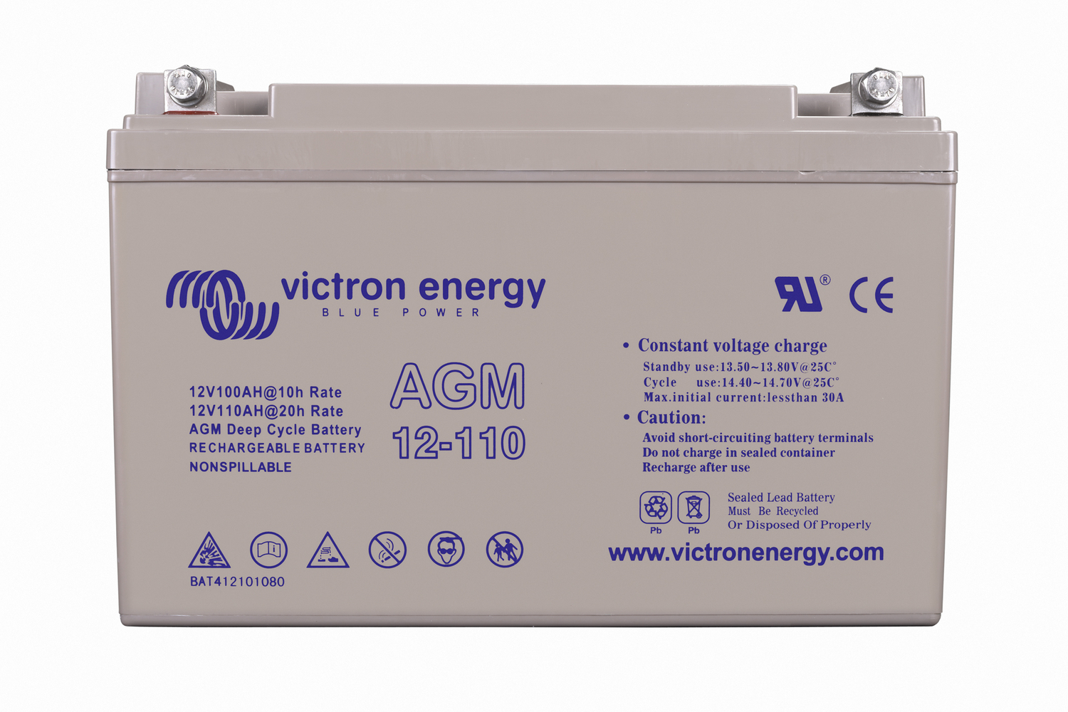 12V/110Ah AGM Deep Cycle Batterie